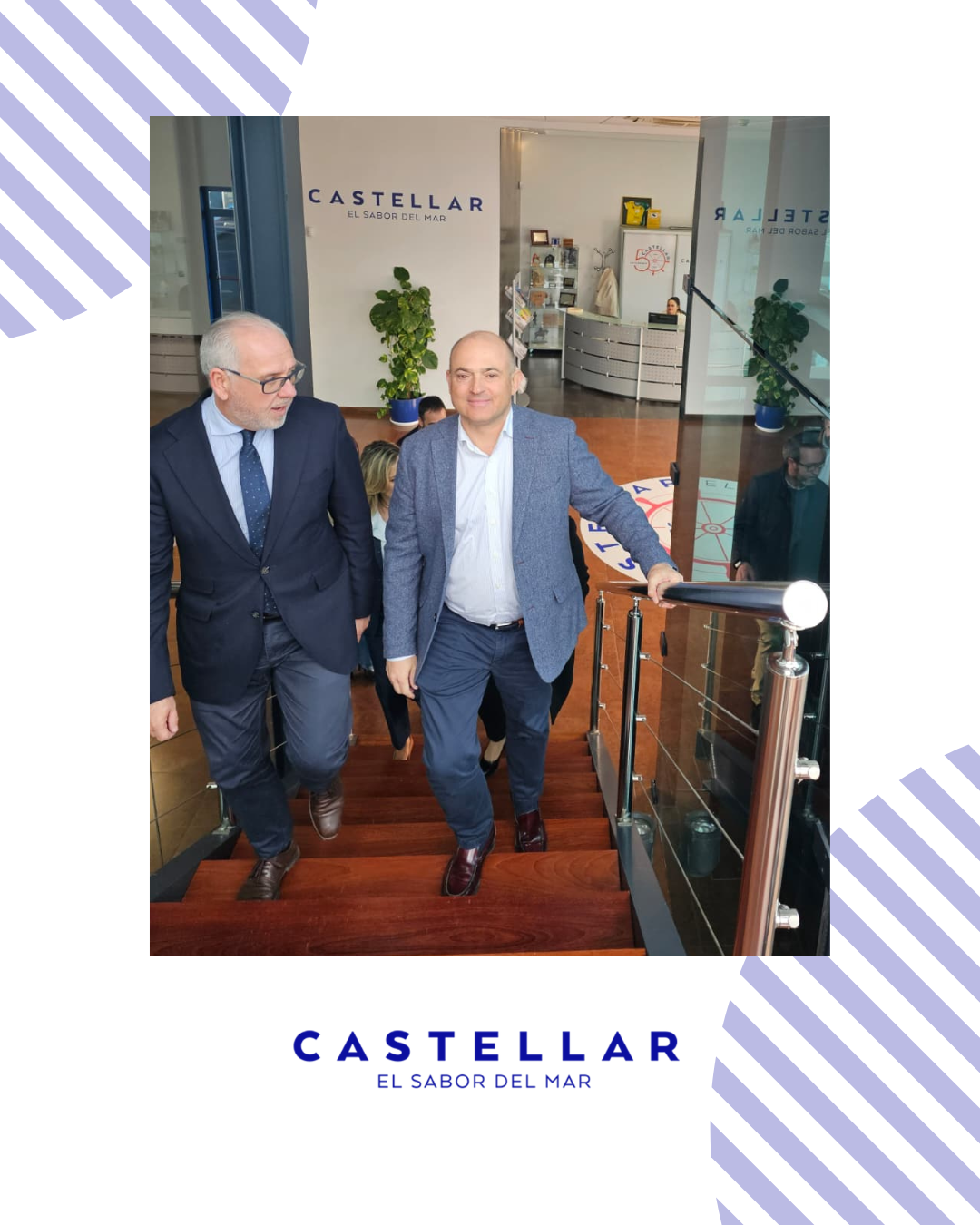 Government Delegate visiting the Mariscos Castellar facilities.